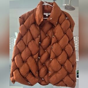 BUCKETLIST Orange Quilted Jacket